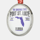 Port Saint Lucie Metalen Ornament (Links)