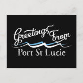 Port Saint Lucie Water Waves Briefkaart (Voorkant)