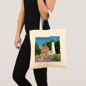Port Sanilac Lighthouse canvas tas (Voorkant (product))