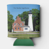 Port Sanilac Lighthouse koelbox Blikjeskoeler (Achterkant)