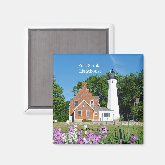 Port Sanilac Lighthouse magnet (Voorkant / Achterkant)
