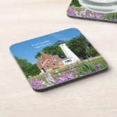 Port Sanilac Lighthouse set van 6 plastic onderzet Bier Onderzetter (Linkerzijde)