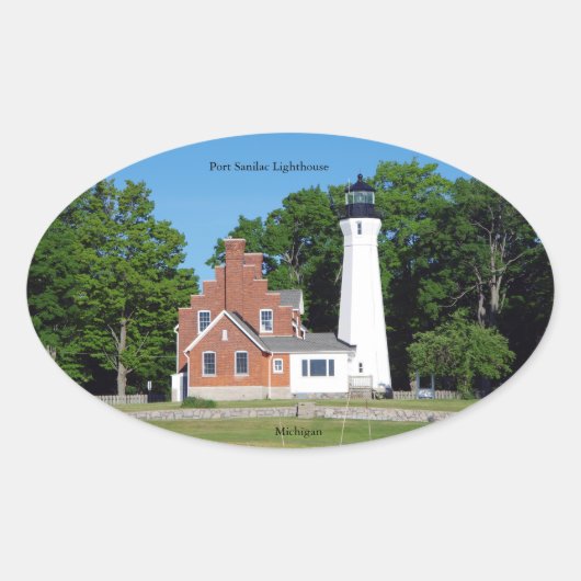 Port Sanilac Lighthouse sticker (Voorkant)
