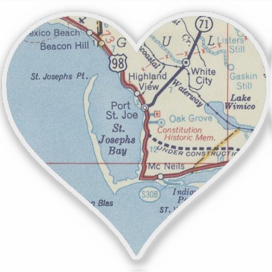 Port St. Joe FL Sticker (Voorkant)