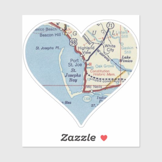 Port St. Joe FL Sticker (Vel)