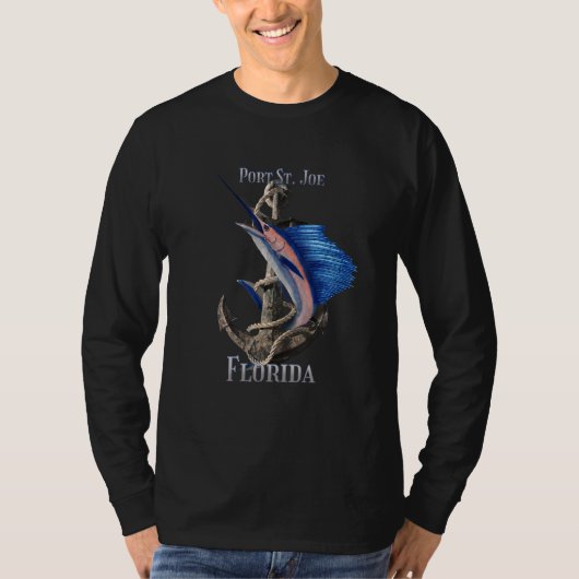 Port St Joe Florida Swordfish Marlin Ocean Vist T-shirt (Voorkant)