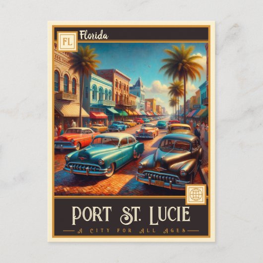 Port St. Lucie, Florida |  BRIEFKAART (Voorkant)