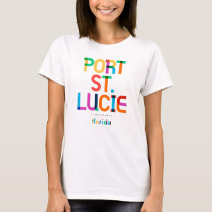 Port St. Lucie Florida Mid Century, Pop Art, T-shirt