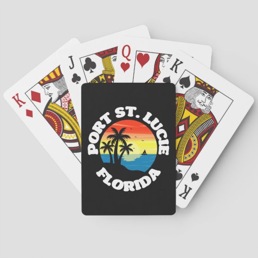 Port St. Lucie, Florida Pokerkaarten (Achterkant)