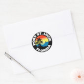 Port St. Lucie, Florida Ronde Sticker (Envelop)