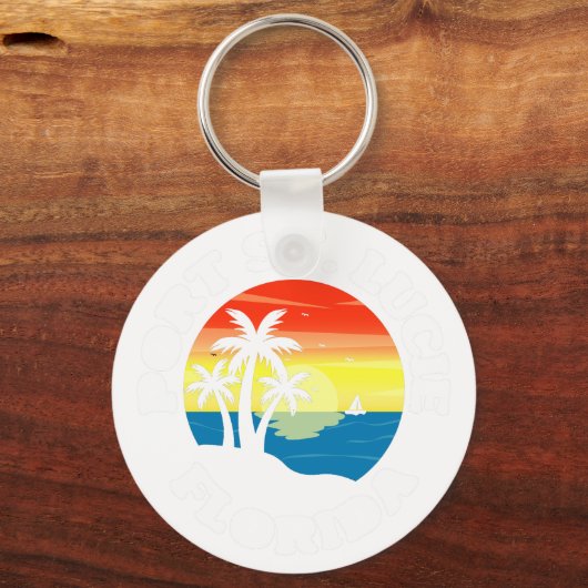 Port St. Lucie, Florida Sleutelhanger (Achterkant)