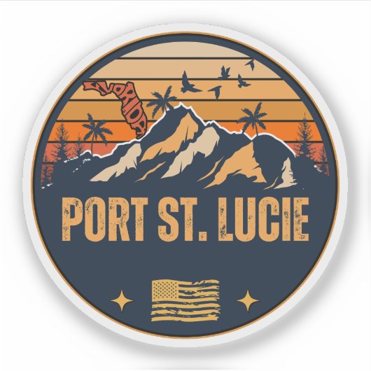 Port St. Lucie, Florida Sticker (Voorkant)