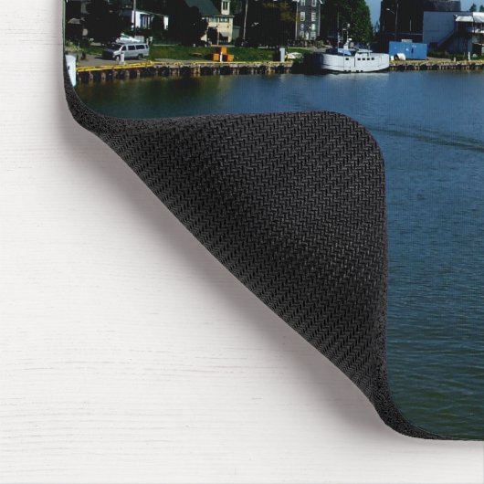 Port Stanley Harbour Schilderachtig Mousepad Muismat (Hoek)
