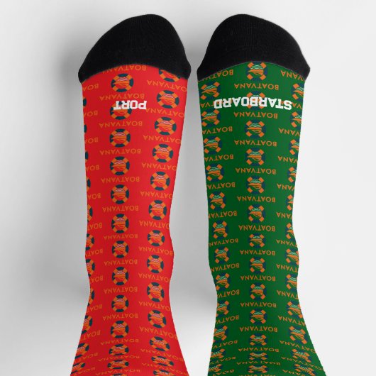 Port & Starboard Boat Show Socks by Boatvana Sokken (Top)