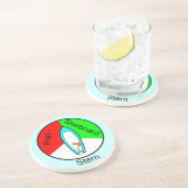 Port Starboard Stern Zandsteen Onderzetter (Zijkant)