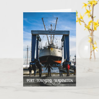 Port Townsend Boatyard Photography Kaart
