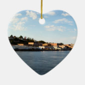 Port Townsend Keramisch Ornament (Achterkant)