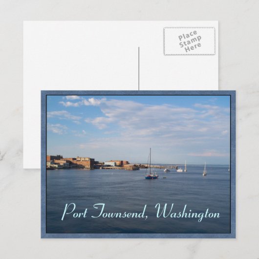 Port Townsend Moorage Briefkaart (Voorkant / Achterkant)