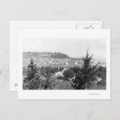 Port Townsend, WA Uitzicht Main Barracks Fort Ward Briefkaart (Voorkant / Achterkant)