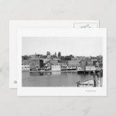 Port Townsend, WA Waterfront Town Uitzicht Photogr Briefkaart (Voorkant / Achterkant)