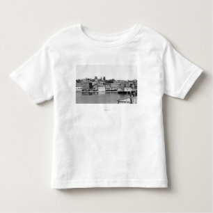 Port Townsend, WA Waterfront Town Uitzicht Photogr Kinder Shirts