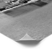 Port Townsend, WA Waterfront Town Uitzicht Photogr Poster (Hoek)