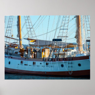 Port Townsend, WA Zeilboot fotografie poster