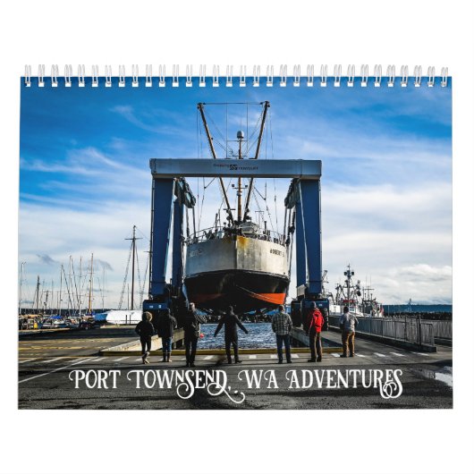 Port Townsend, Washington Fotografie Kalender (Hoes)