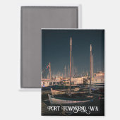 Port Townsend, Washington 's Nachts Magneet (Voorkant / Achterkant)