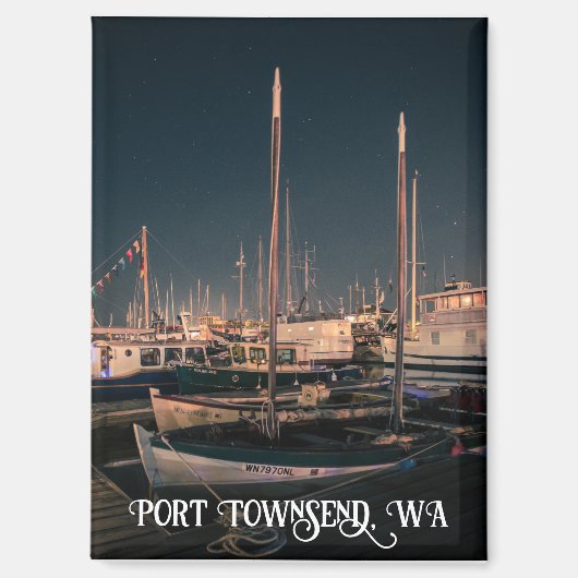 Port Townsend, Washington 's Nachts Magneet (Voorkant)