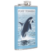 Port Townsend, WashingtonOrca Jumping Heupfles (Rechts)