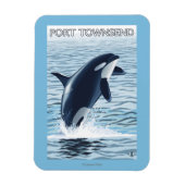 Port Townsend, WashingtonOrca Jumping Magneet (Verticaal)