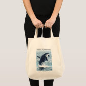 Port Townsend, WashingtonOrca Jumping Tote Bag (Voorkant (product))
