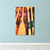 Port Townsend, Wooden Boat Festival Canvas Afdruk (Insitu (Houten vloer))