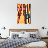 Port Townsend, Wooden Boat Festival Canvas Afdruk (Insitu (Slaapkamer))