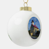 Port Washington Lighthouse Keramische Bal Ornament (Links)