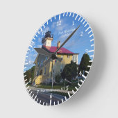Port Washington Lighthouse-klok Ronde Klok (Hoek)