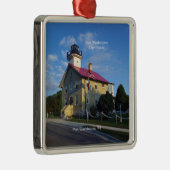 Port Washington Lighthouse Metalen Ornament (Rechts)