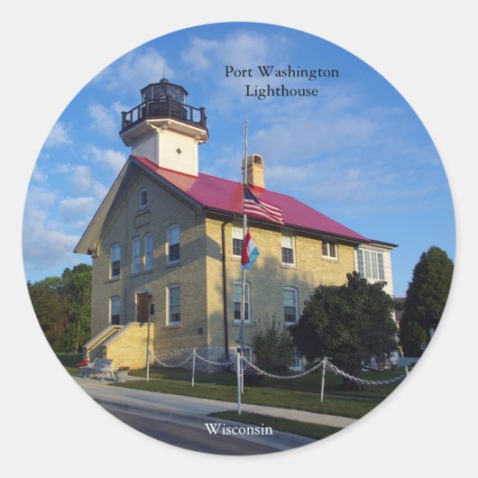 Port Washington Lighthouse sticker (Voorkant)