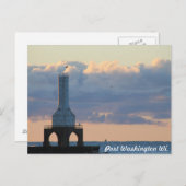 Port Washington, Wi. Briefkaart (Voorkant / Achterkant)