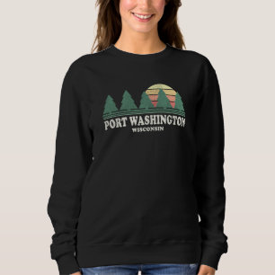 Port Washington Wi  Throwback T-shirt Retro 70s