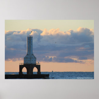 Port Washington, Wi. vuurtoren Poster