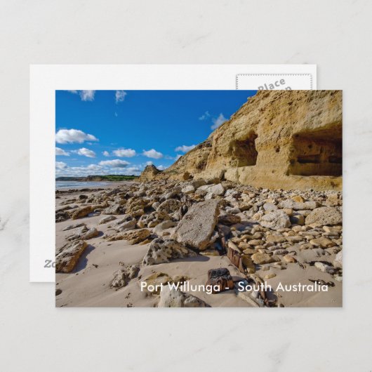 Port Willunga Caves, Port Willunga - South Aus... Briefkaart (Voorkant / Achterkant)