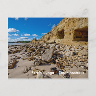 Port Willunga Caves, Port Willunga - South Aus... Briefkaart