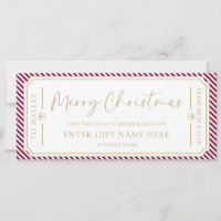 Port Wine Streep Kerstcadeaubonkaart