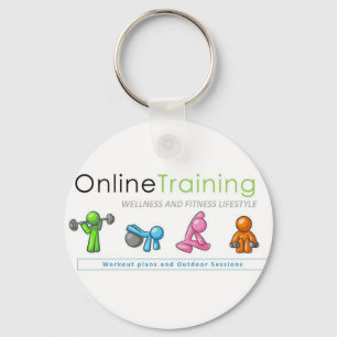 Porta-chaves de Online Training Fitness Lifestyle Sleutelhanger