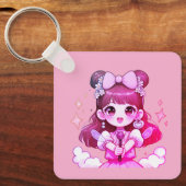 Porta-chaves garota kpop cantora sleutelhanger (Voorkant)