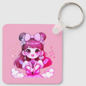 Porta-chaves garota kpop cantora sleutelhanger (Achterkant)