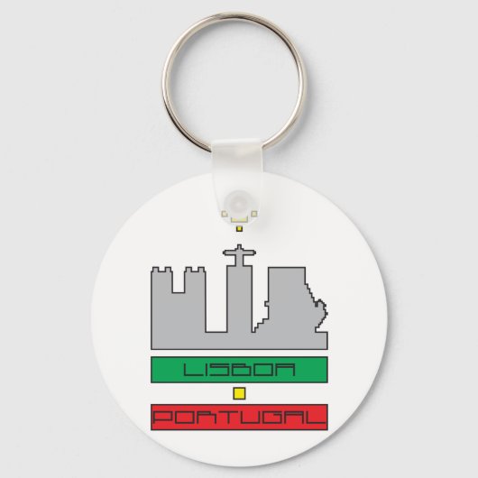 Porta-chaves Monumentos de Lisboa-Portugal Sleutelhanger (Voorkant)