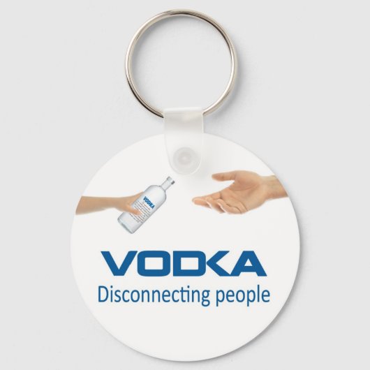 Porta chaves Vodka - Disconnecting people Sleutelhanger (Voorkant)
